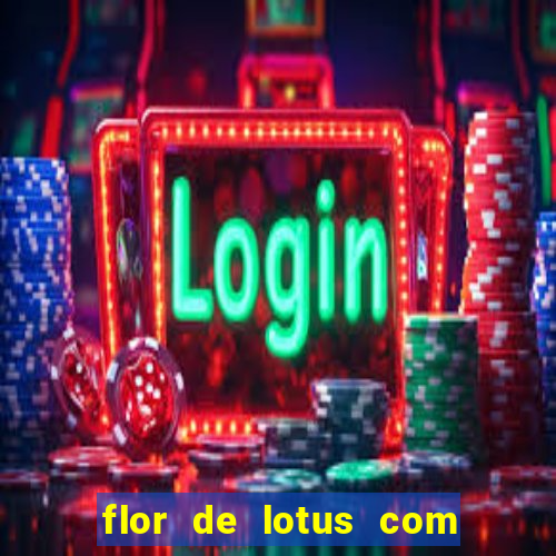 flor de lotus com lua tatuagem